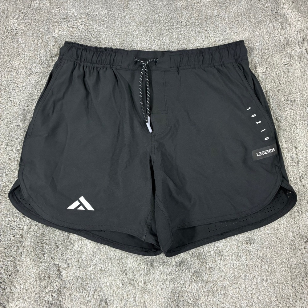 Legends Luka 5" Shorts Mens Medium Black Lined Gym Running SOM00B005LN05